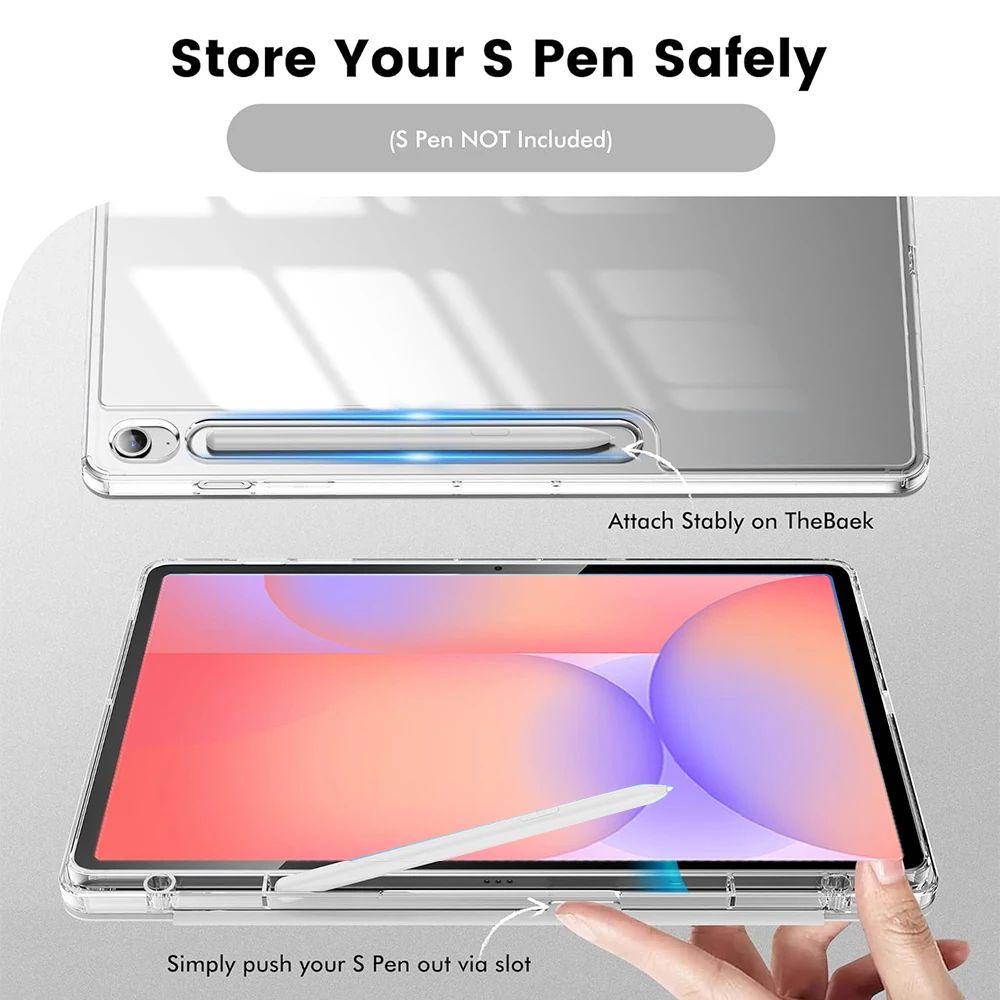 Für Samsung Galaxy Tab S11 Ultra S10 FE + Plus Hülle Für Galaxy Tab A11 + A9 S9 S8 S7 FE Plus 11 12.4 13.1 Zoll HD Acryl Hülle