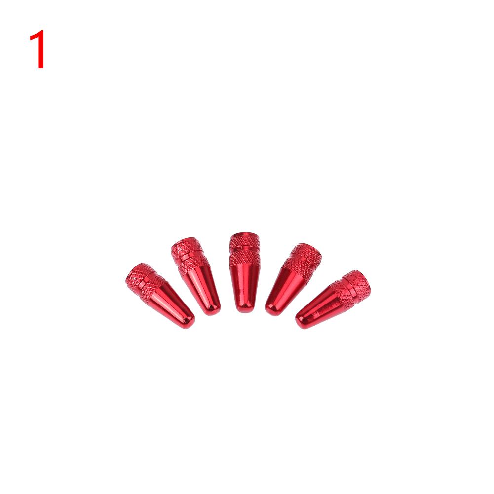 5/10PCS Bicycle Tire Valve Cap Aluminum High Pressure Caps for Presta Valves Rainbow Color Bike Tyre Hat MTB Bike Accessories