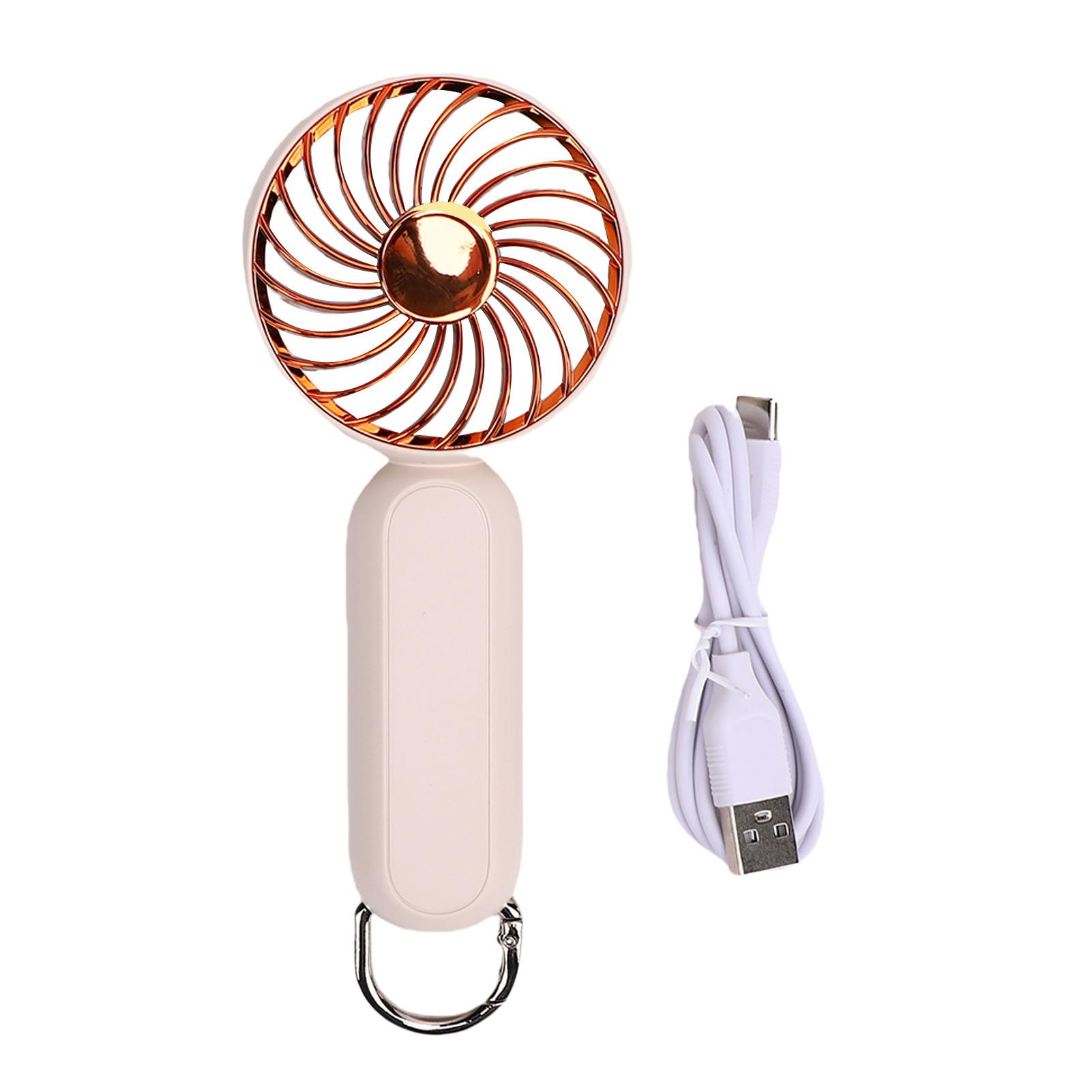 Handheld Pocket Fan USB Rechargeable Multifunctional Portable Handheld Cooling Fan for Travel Outdoor