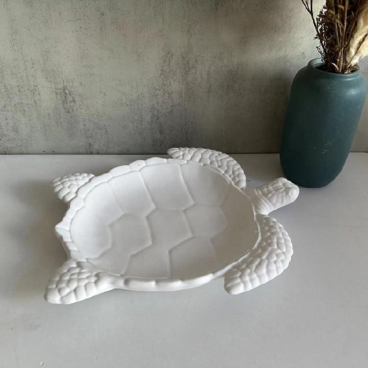 Silicone Turtles Tray Crafting Mold Stylish Silicone Turtles Shaped Tray Mold Sturdy Coaster Cup Mat Epoxy Resin Mold