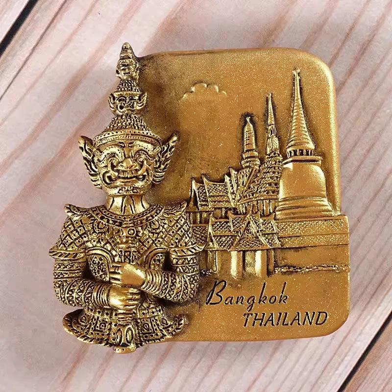 Singapur Reise Souvenirs Merlion Kühlschrankaufkleber Thailand Malaysia Kuala Lumpur Kühlschrankmagnete Wohnkultur Hochzeitsgeschenke