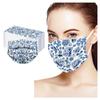 100PCS Adult Fashion Print Disposable Face Mask 3 Ply Earloop Anti-PM2.5 