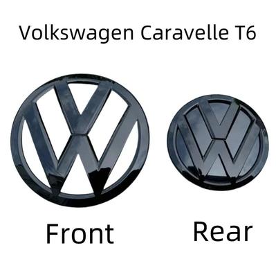 Heißes Volkswagen Caravelle T6 2015-2021 ABS Hochglanz Schwarz Frontgrill & Kofferraumlogo Umrüstsatz Embleme Ersatz Auto Zubehör