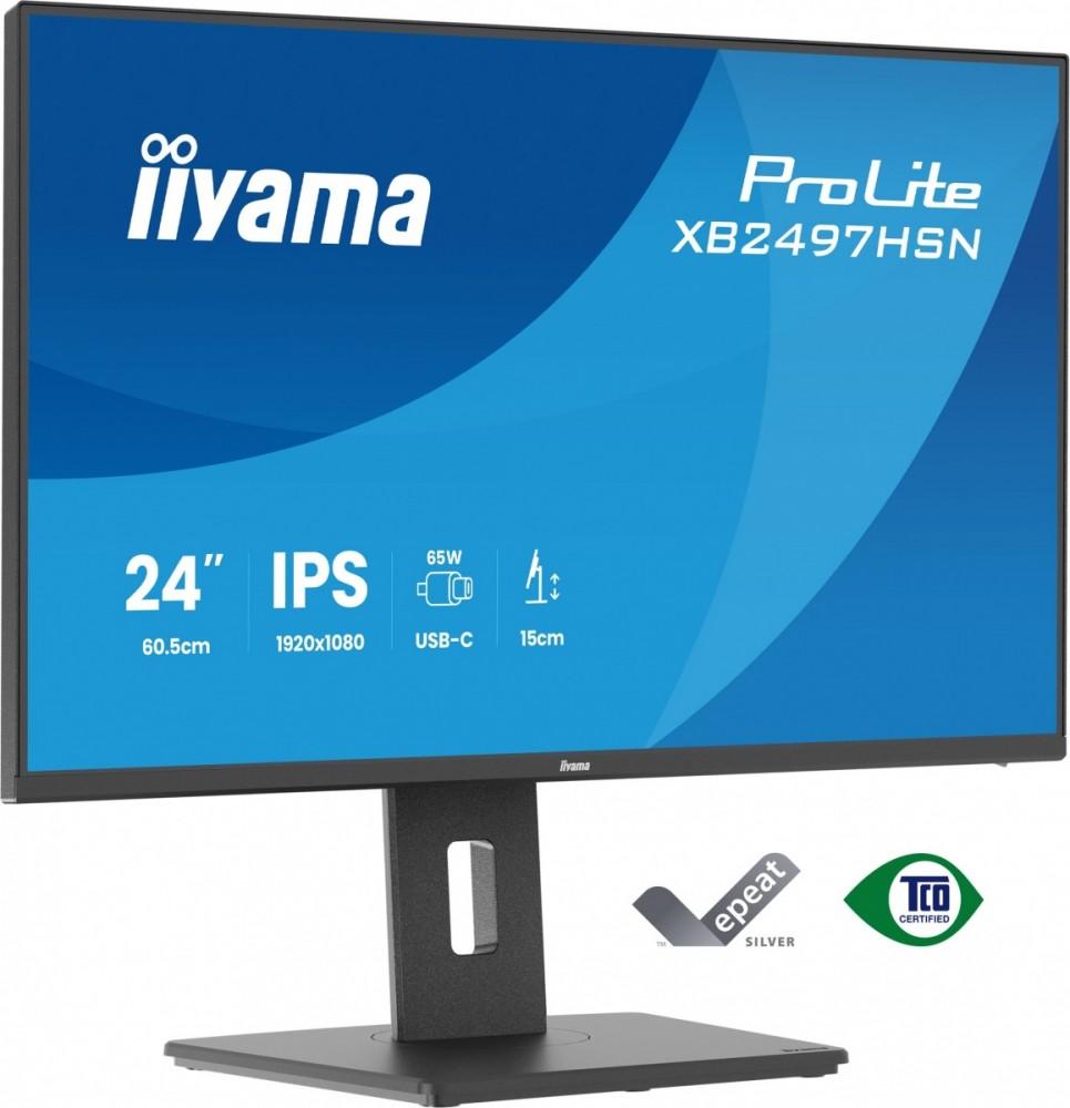 Monitor 24-inch XB2497HSN-B1 IPS, USB-C Dock, HDMI, DP, RJ45