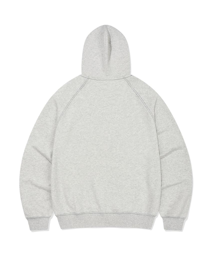 Stitch Kiki Logo Hoodie Light Grey