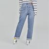 Lee411 Women's High-Waist Straight Leg Jeans