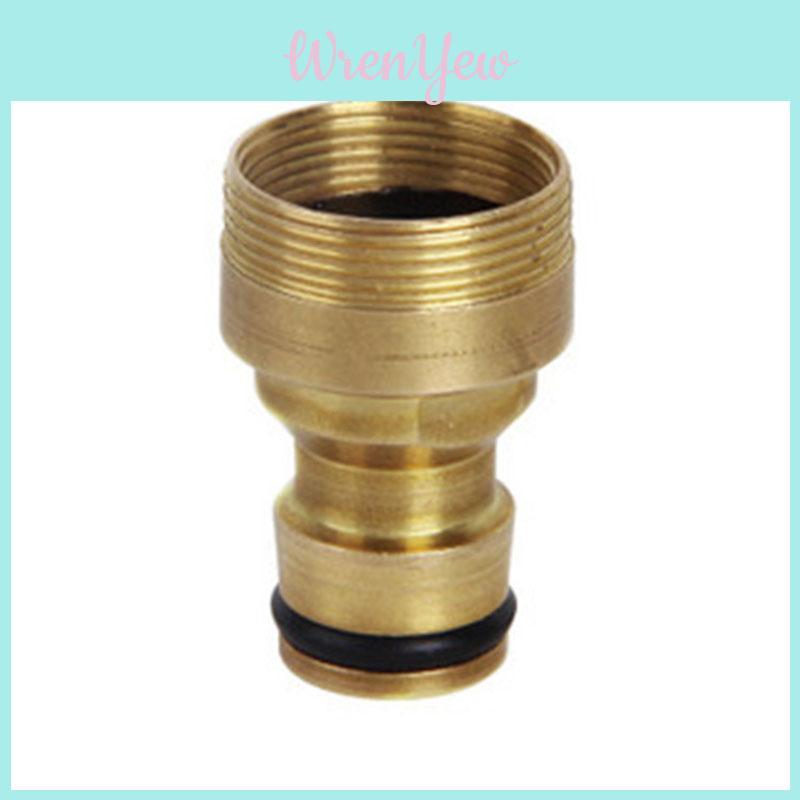 Versatile Gold Brass Hose Connector Perfect For Kitchen Tap And Various Watering Needs