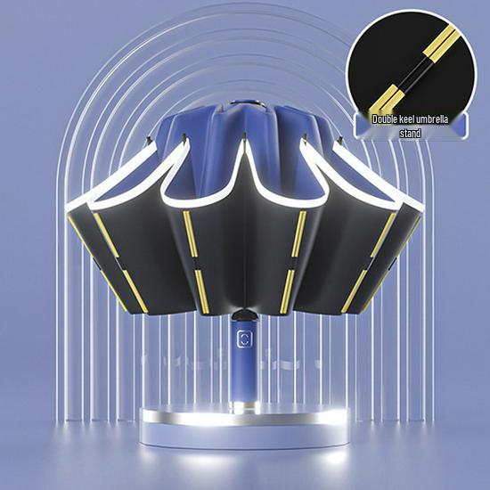 Luxury Fully Automatic Folding Umbrella for Women & Men - Sunshade, Sunscreen, and Business Advertising Parasol.