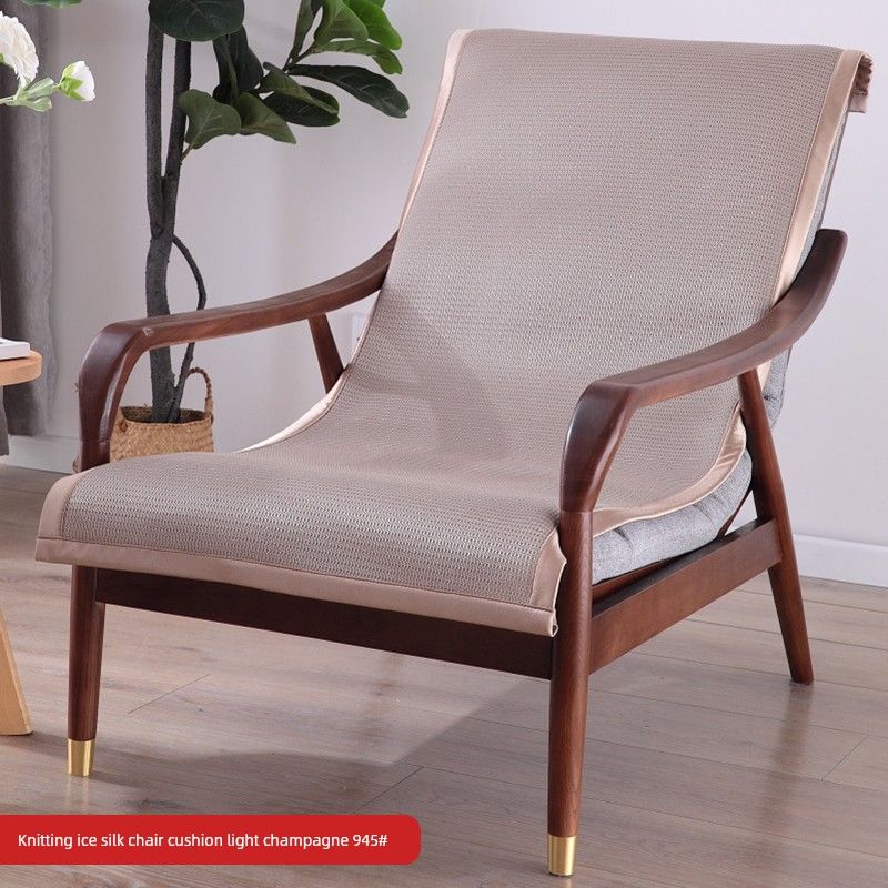 

Тканевое кресло-реклайнер летний коврик кресло-качалка коврик из вискозного волокна подушка для дивана подушка для сиденья одинарного дивана для летнего перерыва на обед ледяная подушка дышащая 10945# light champagne 45 * 45cm with lace