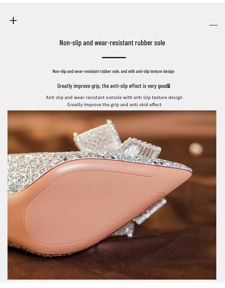 Kristall Schmetterling Brautschuhe - Bequeme Hochzeitsschuhe für Frauen