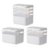 Large Capacity Organizers Multilayer Designs Clear Cover Household Medicines Storage Box Portable And Sturdy