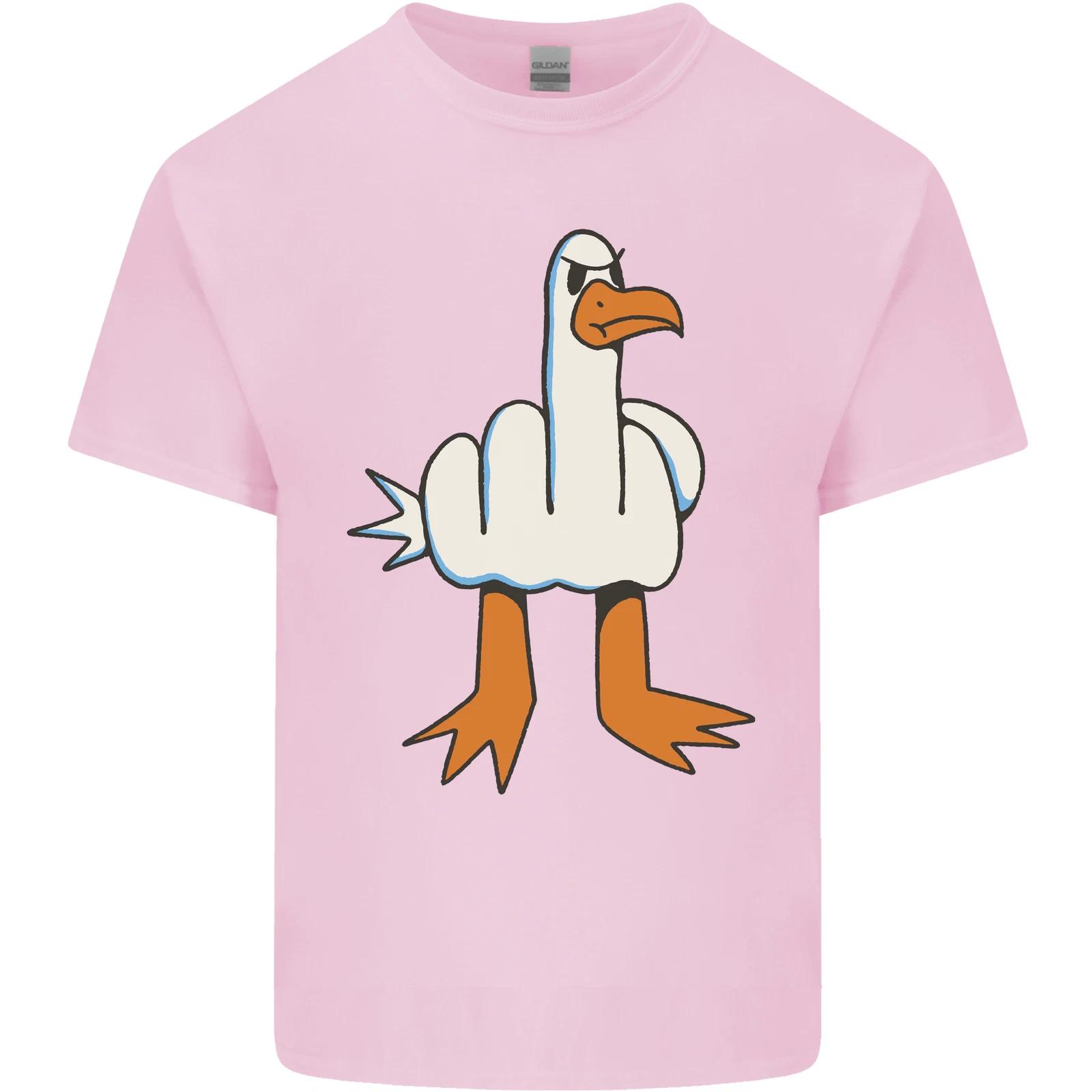 

Offensive Pigeon Finger Flip Funny Kids T-Shirt Childrens S