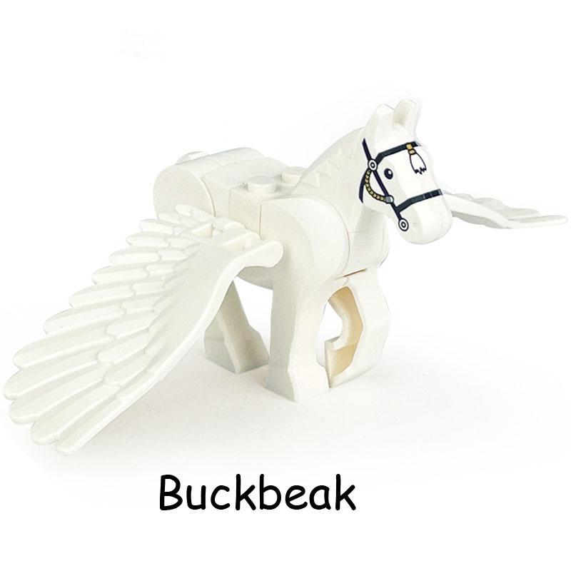 Magic Animals Newt's Case of Magical Thestral Patronus Stag ELK Fluffy Dementor Buckbeak Model Figure Blocks  Toy For Children