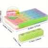 Weekly Pill Organizer 4 Times a Day, Large 7 Day Pill Box Portable for Travel with Removable Individual Containers