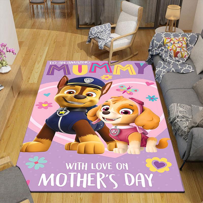 1Pc Paw Patrol Christmas Magic Rug Office Carpet Indoor Outdoor Doormat Nonslip Soft And Comfortable Living Room Christmas Halloween Gift D91883
