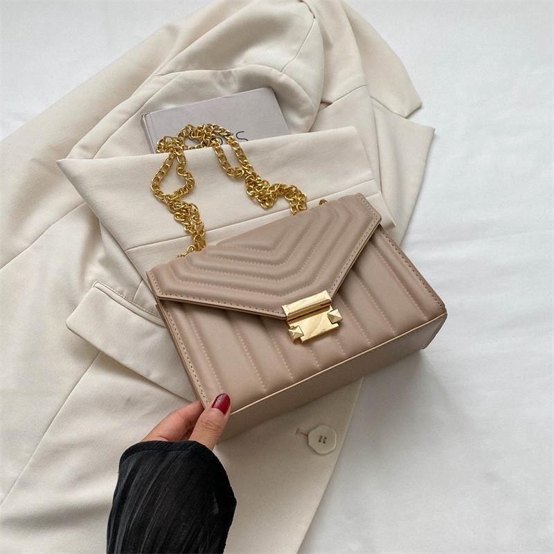 Trendy Rose Pink Chain Bag For Women Versatile Chic Casual Shoulder Handbag For Daily Use