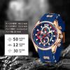 watch for quartz with supwatch stainless steel band 3ATM study analog popular ranking brand gift Men's wristwatch, men, function, date, belt,