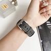 Litchi Texture Leather Band For Apple Watch Series 11 10 42mm/9 8 7 41mm/SE3 SE2 SE 6 5 4 40mm/3 2 1 38mm Watchbands Wrist Strap