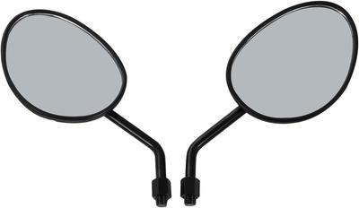 ALZEU Universal Scooter Simple Bike Mirror, 0.3 Inch (8 Mm) Positive Thread, 0.4 Inch