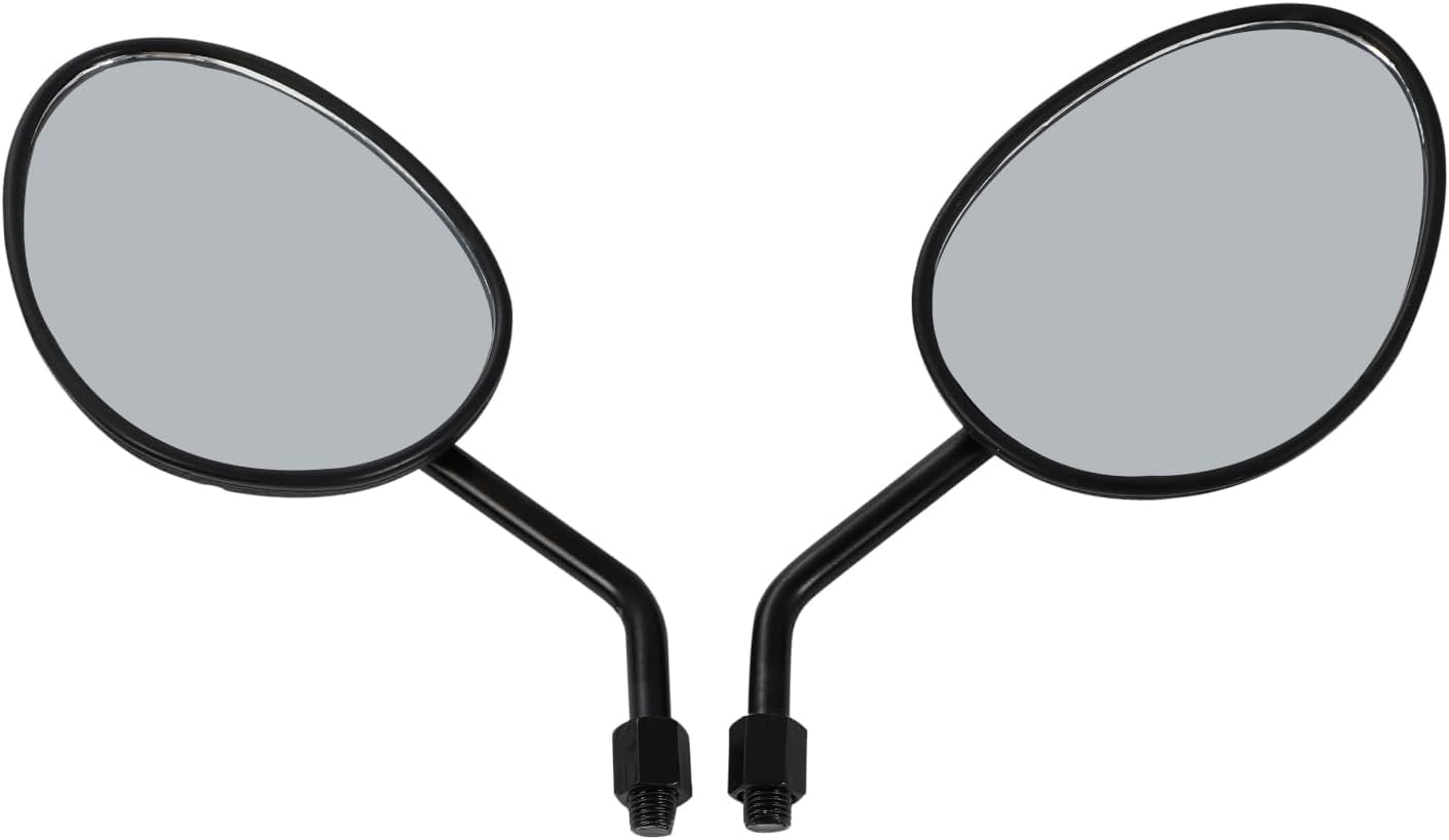 

ALZEU Universal Scooter Simple Bike Mirror, 0.3 inch (8 mm) Positive Thread, 0.4 inch