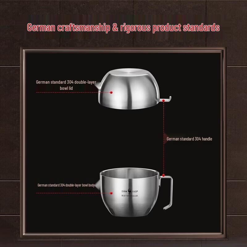 SSGP Stainless Steel Instant Noodle Bowl