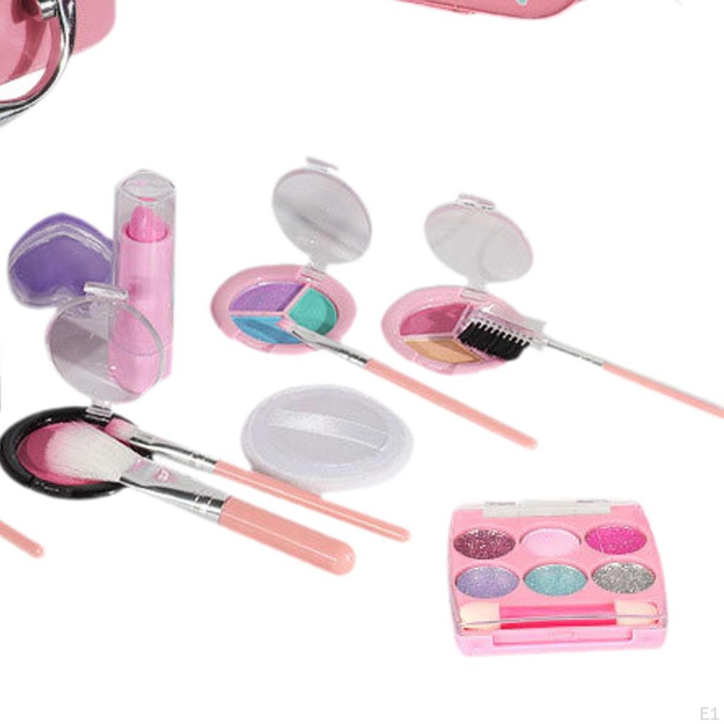 Kids Makeup Kits Toy Pretend Play Toys Girls Set Tool Cosmetic Princess