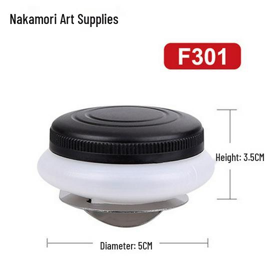 Stainless Steel Oil Painting Turpentine Oil Pot with Single and Double Mouthends