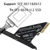 PCIE4.0 X4 Oculink SFF8611