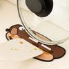 2PCS/SET Silicone Drain Pot Cover Pad Cartoon Table Mat Spoon Storage Mat  Utensil Storage