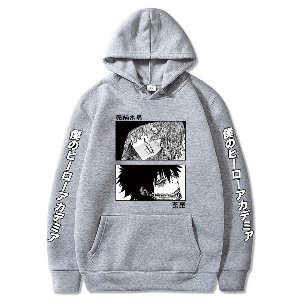 My Hero Academia Anime Pullover Shigaraki Tomura And Dabi Printed Men Women Comfortable Hoodies Harajuku Plus Size Sweatshirt