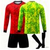 Customizable Long Sleeve Soccer Jersey Set with Shorts and Socks Lightweight Breathable Fabric Suitable for Team Sports Training and Matches