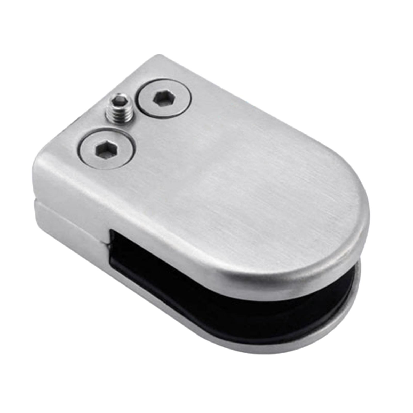 

Glass Fastener Holder Support Bracket Kit Stainless Steel Suitable for Various Glass Thicknesses, Home or Commercial Use