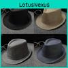 Panama Cotton Linen Sun Hat With Wide Brim For Men Women Casual Summer Accessory