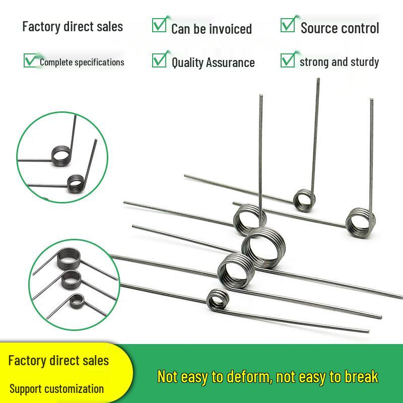 Torsion Spring Steel 0.3-3.0 for 90/180° Clip Trash Can