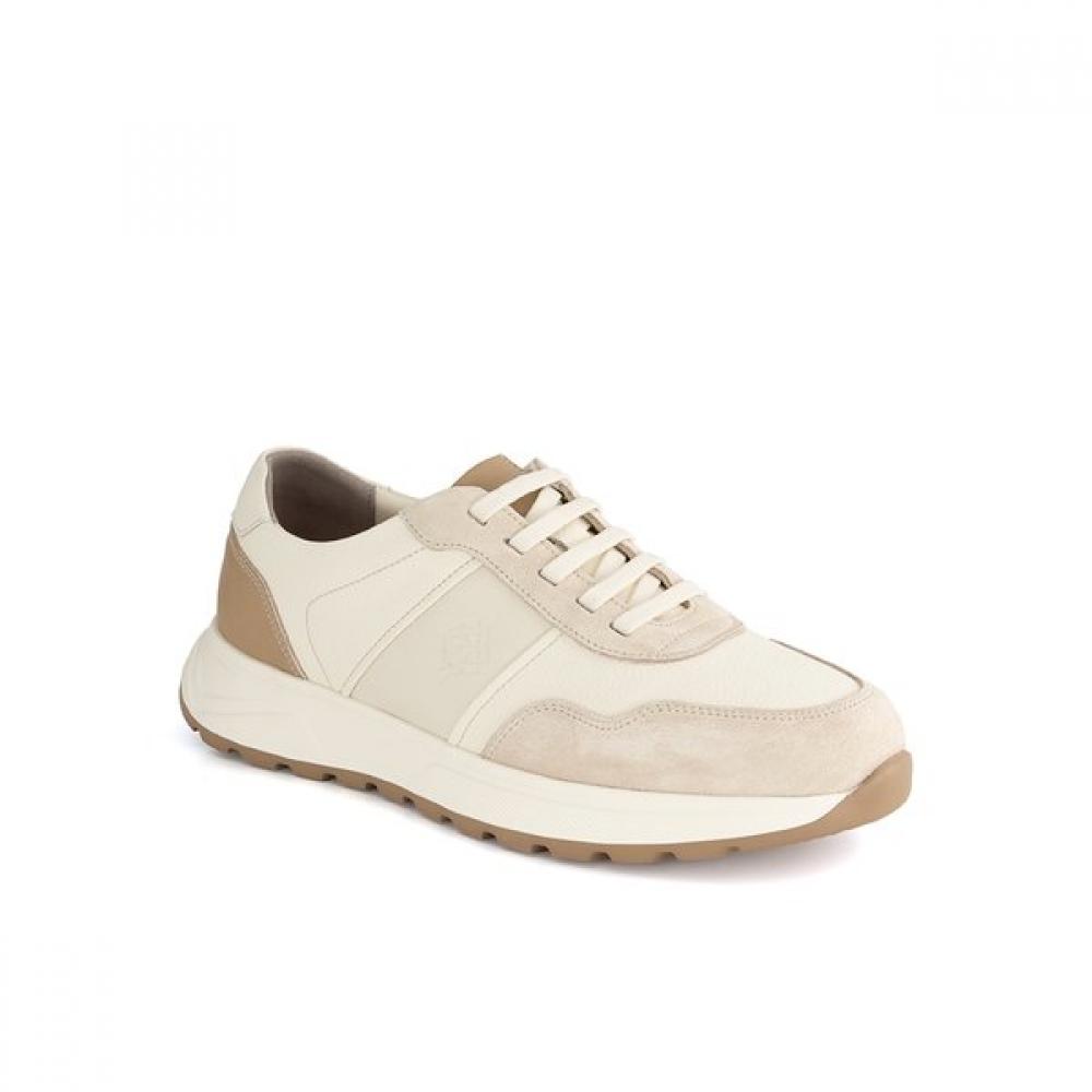 Daks Men S beSt Comfort Banded SneakerS Light Beige Dmx616ke31