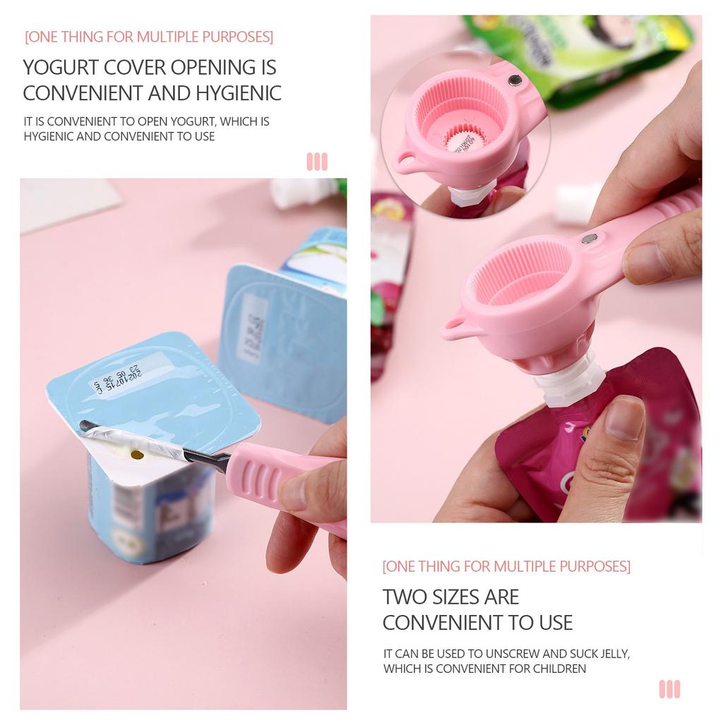 Cap Tearing Tool Water Bottle Cap Screwing Device Jelly Bag Cap Opener Cap Screwing Device