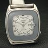 GENUINE VINTAGE SEIKO 5 AUTOMATIC JAPAN MENS WHITE COLOR DIAL WATCH a702521-1 R126-a702521