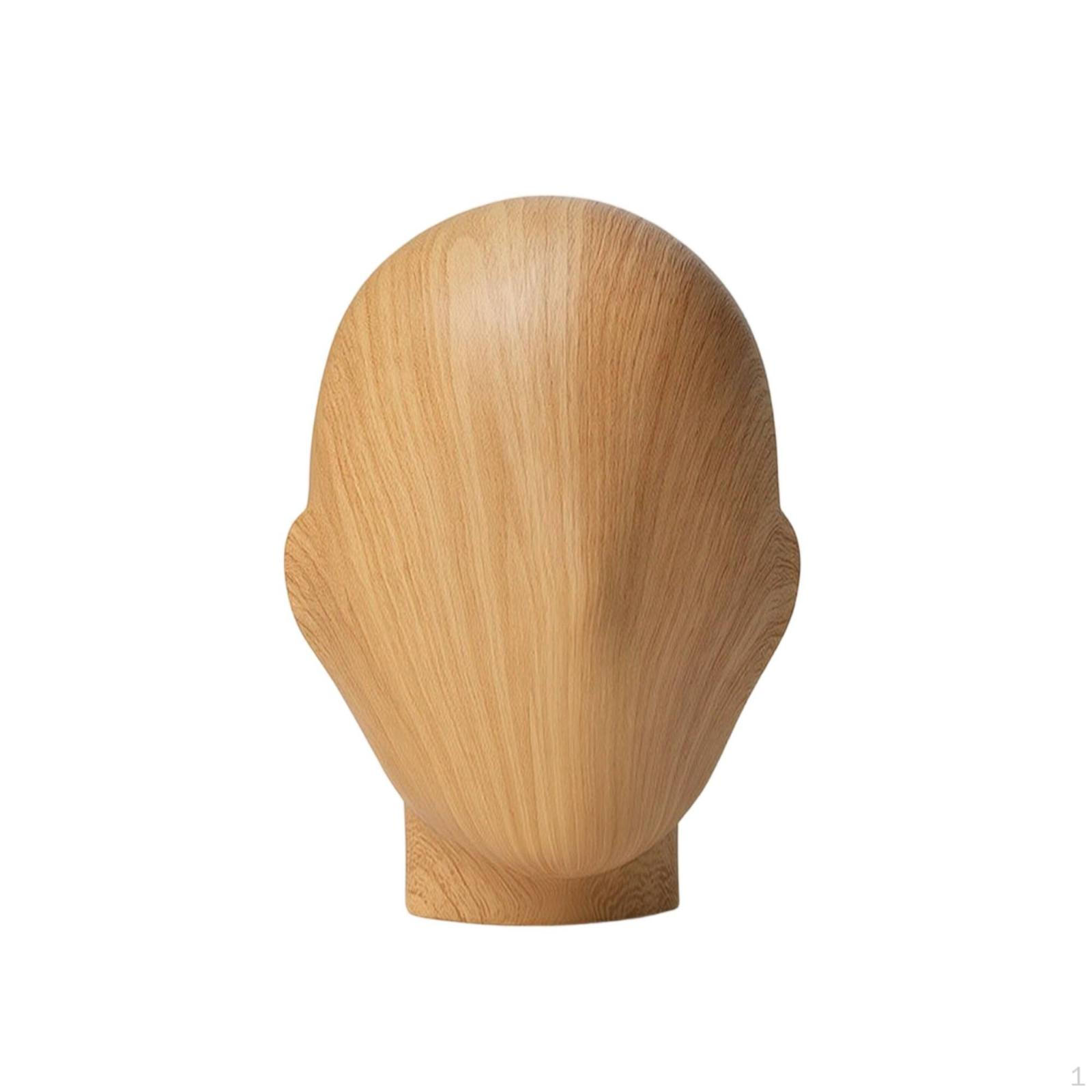 Mannequin Head Stand Tabletop with Wooden