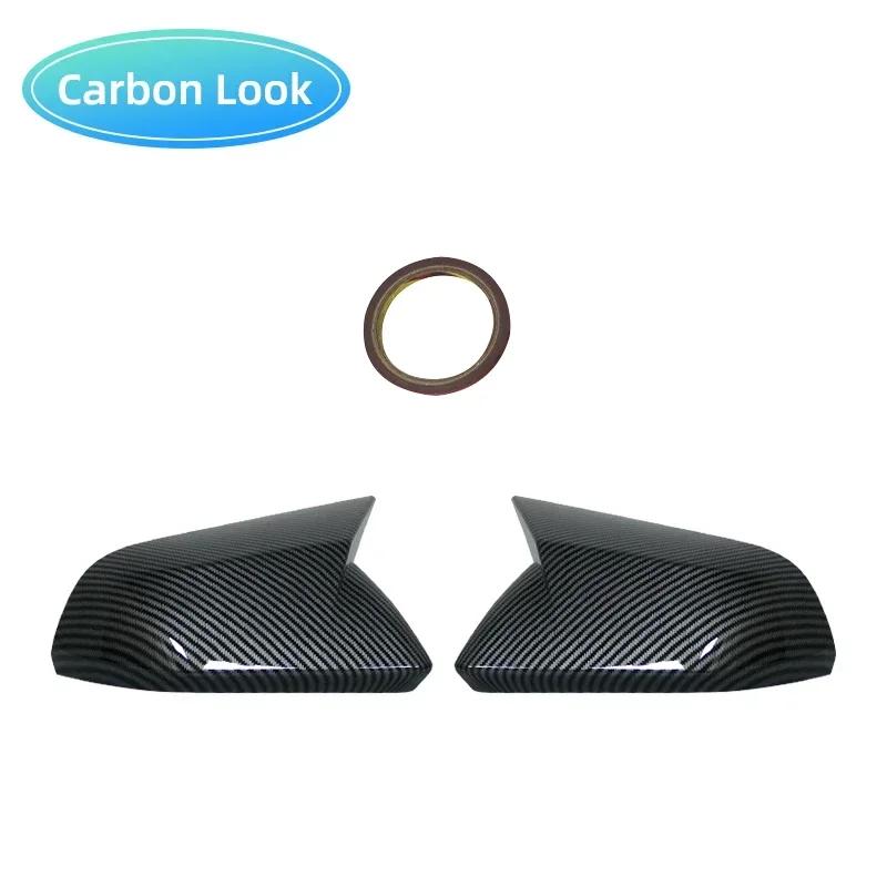 1 Pair Rearview Mirror Cover With/No Signal Light Fit For Ford Mustang 2015-2026 US Version Side Wing Mirror Cap Car Accessories