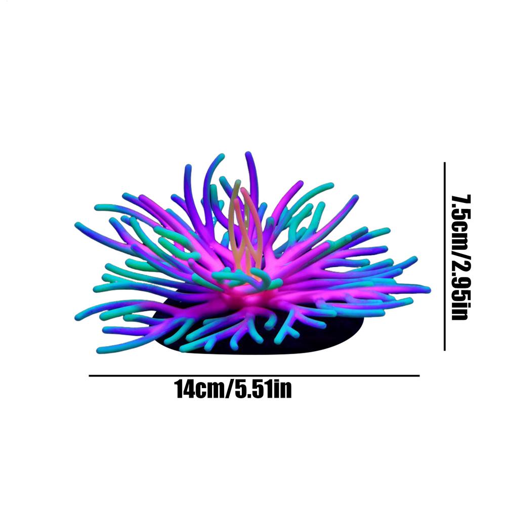 Aquarium Decorations Coral Silicone Coral Ornaments For Fish Tank Aquarium Accessories Plant Decorations For Dorm Home Hotel