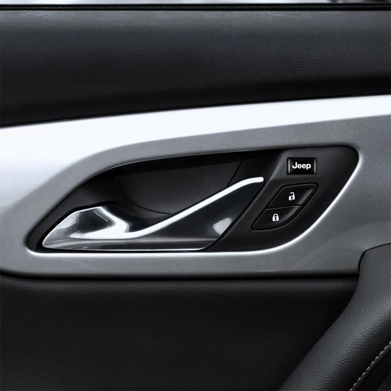 10Pcs Car Sun Visor Glasses Box Universal Sunglasses Clip Card Ticket For Jeep Renegade Wrangler JK Compass Grand Cherokee AMV1