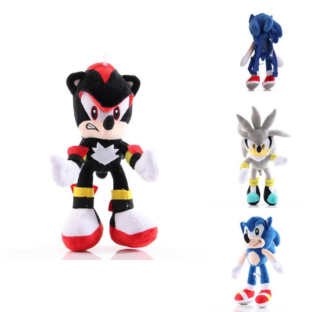 Super Miękka Pluszowa Zabawka Jeż Sonic 12 Cali Urocza Maskotka Dla Dzieci