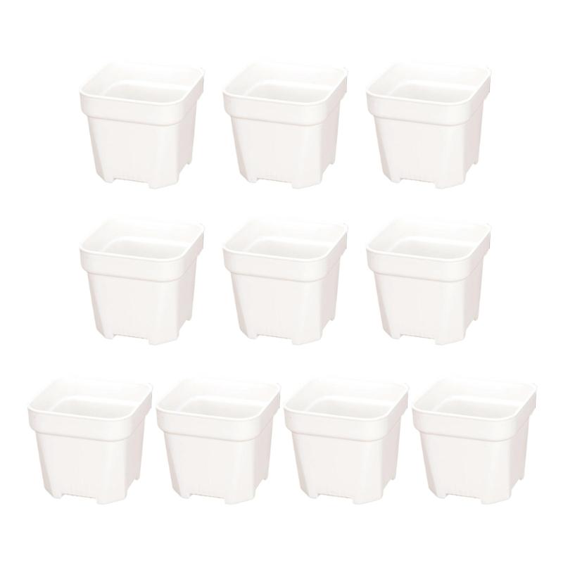 10PCS Lightweight Succulents Flowerpots For Small Plan Perfect For Home Office Desk Decoration Balcony Use