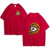 2024 Men Cotton Fashion Short Sleeve Mens Tshirt Gothic Harajuku Biker Skull Graphic Tee Tops Dark Punk Skulls Retro TShirt