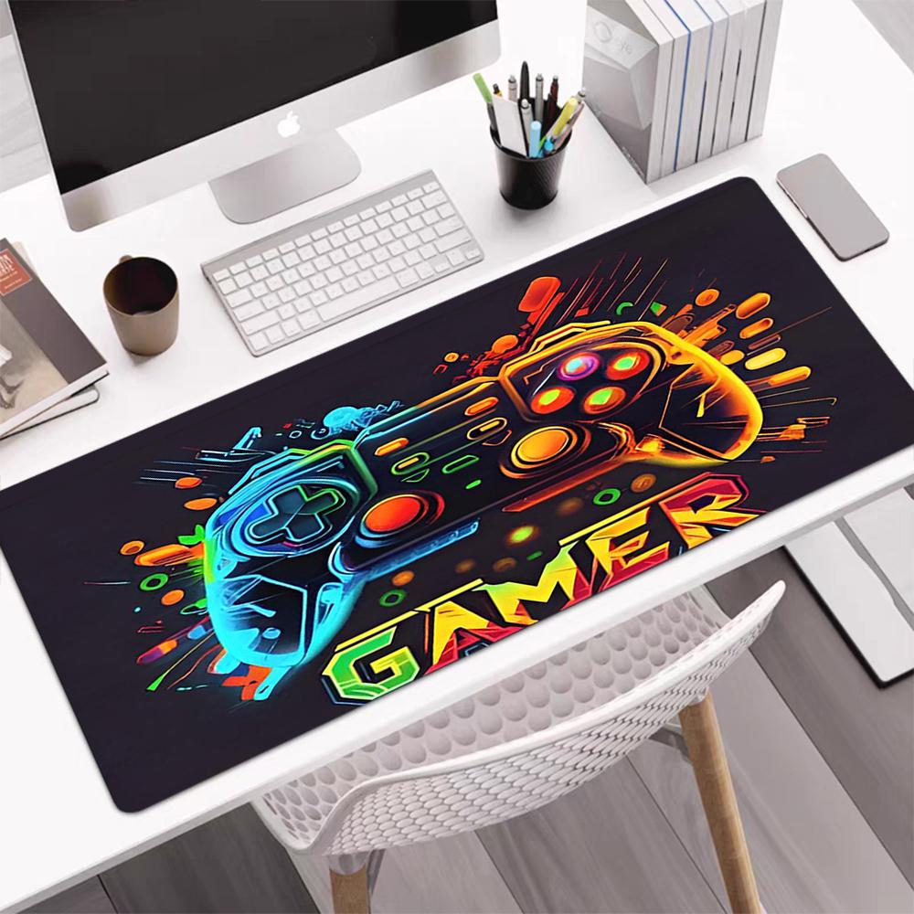 Spielcontroller-Thema Mauspads, Rutschfeste Gummiunterseite, Multifunktionales Büro- & Heimdekor, Perfekt zur Personalisierung des Arbeitsplatzes.