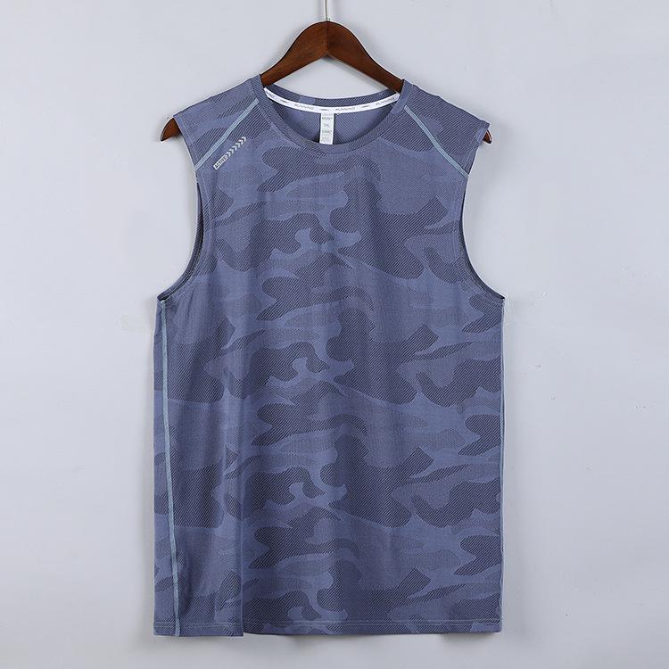 Men's Quick-Dry Sleeveless Sports Tank for Summer Training and Basketball