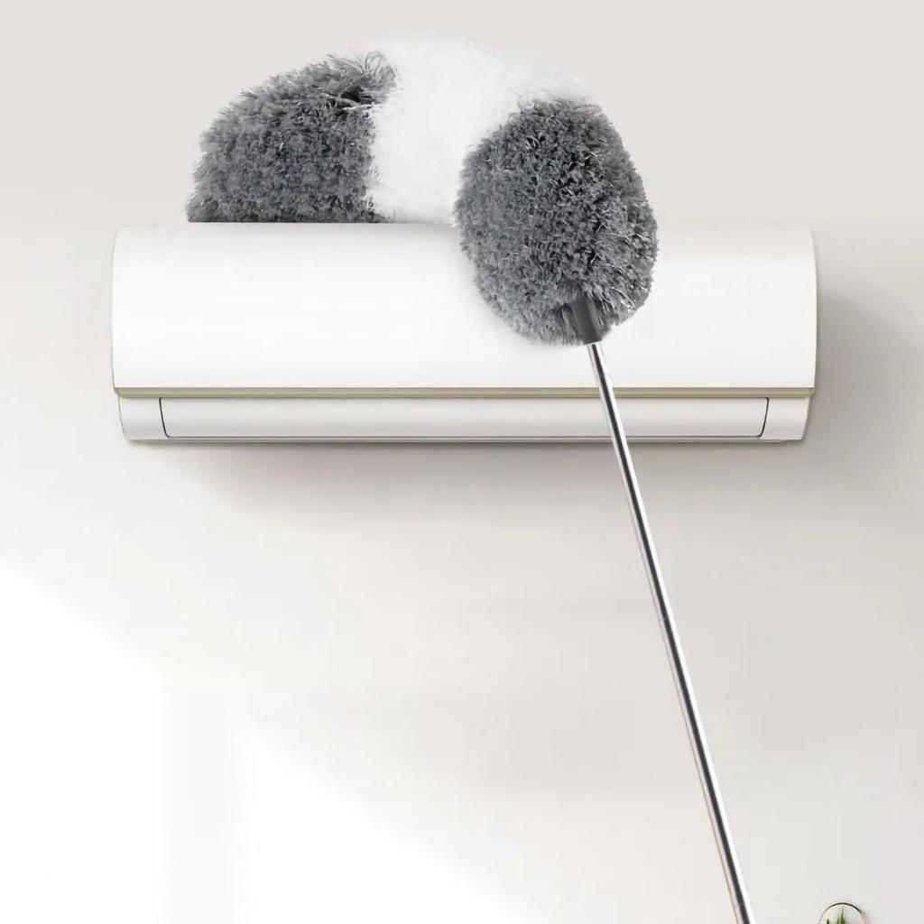 Telescopic Duster 9.2ft Extendable Pole Washable Bendable Head Fiber Duster for Ceiling Window Car