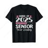 Class Of 2025 Senior Year Loading Back To School 2025 T-Shirt Funny Round Neck Short Sleeves  Tee Shirt Leisure Tops