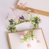Butterfly Pearl Headpiece Imitation Pearl Girl Crown Flower Child Crown Kid Hair Hoop  Daily Wear