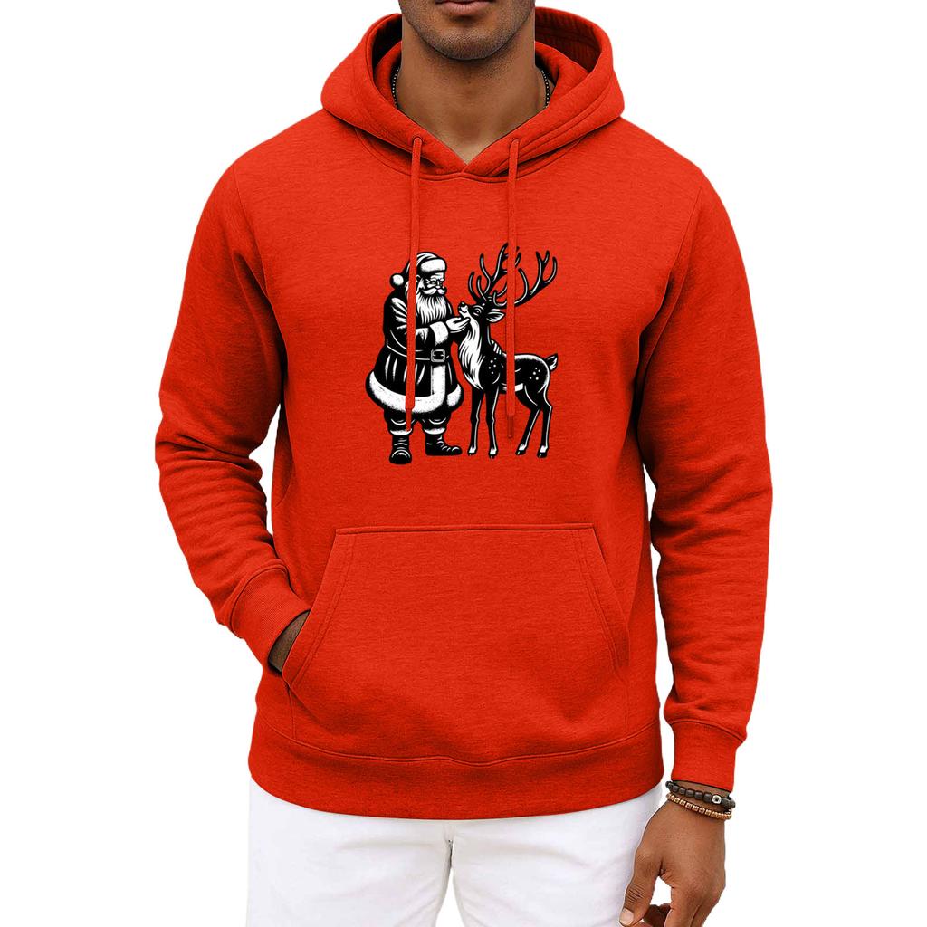 Men's  And  Women's  Christmas  Hooded Hood  Long Sleeves  Hoodie